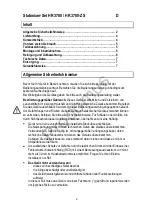 Preview for 2 page of MIA HR 3766-S Manual