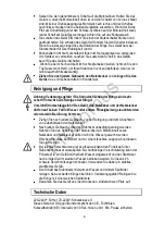 Preview for 6 page of MIA HR 3772 Manual