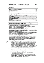 Preview for 28 page of MIA HR 3772 Manual