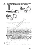 Предварительный просмотр 29 страницы MIA MG 2507 Manual