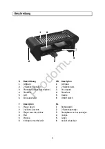 Предварительный просмотр 2 страницы MIA Raclette Duo Manual