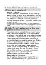 Preview for 13 page of MIA TA 0080B Instruction Manual/Safety Cautions