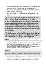 Preview for 16 page of MIA TA 0080B Instruction Manual/Safety Cautions