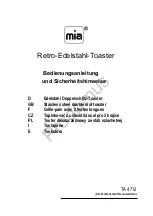 MIA TA 4712 Operating Manual предпросмотр