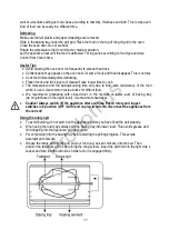 Preview for 17 page of MIA TO 2311N Instruction Manual/Safety Cautions