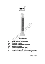 Предварительный просмотр 1 страницы MIA VLO 9016 Manual