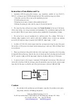 Preview for 5 page of Mianyang Weibo Electronic WBI414N21 User Manual