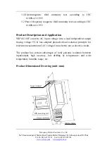 Предварительный просмотр 3 страницы Mianyang Weibo Electronic WBV411S07 User Manual