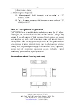 Preview for 3 page of Mianyang Weibo Electronic WBV412M05 User Manual