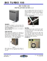 Miatech BIO TURBO 100 Installation Manual preview