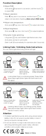 Предварительный просмотр 2 страницы Miboxer Rainbow Remote S2-B User Manual