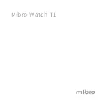 Mibro T1 Manual preview