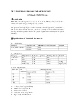 Preview for 2 page of MIC TECHNOLOGY MIC-B30 Series Operation Manual