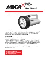 Preview for 1 page of MICA IL-640 User Manual