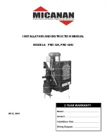 Micanan PRO-GH Installation And Instruction Manual preview