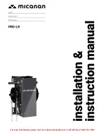 Micanan PRO-LH Installation Instructions Manual preview