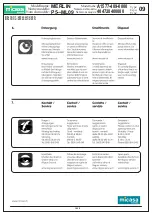 Предварительный просмотр 16 страницы Micasa 404728400000 Assembly Instruction Manual