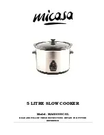 Micasa MA0009SC-5L Manual preview