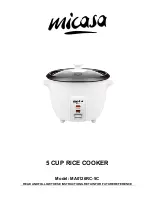 Micasa MA0126RC-5C Manual preview