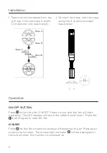 Preview for 6 page of Micasa MATFLED Operation And Storage Manual