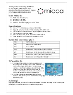 Предварительный просмотр 1 страницы Micca M702Z Instruction Manual