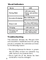 Preview for 8 page of Miccus Mini-jack AX4 User Manual