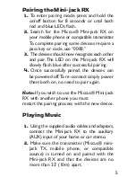 Preview for 5 page of Miccus Mini-jack RX User Manual