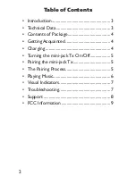 Preview for 2 page of Miccus Mini-jack TX User Manual