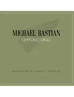 Michael Bastian Chronowing Owner'S Manual предпросмотр