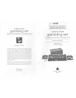 Preview for 1 page of Michael Graves Casino-Style Gambling Set Instructions