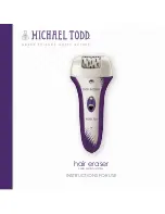 Michael Todd HAIR ERASER Instructions For Use Manual preview