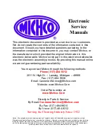 Preview for 1 page of Michco EDIC AQUA-DRI 3007ADN Owner'S Manual And Parts List