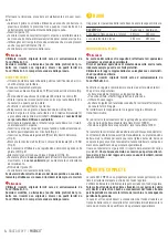 Preview for 4 page of Miche Race Axy WP DX Manual Of Maintenance And Use