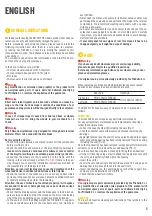 Preview for 5 page of Miche Race Axy WP DX Manual Of Maintenance And Use