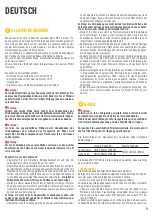 Preview for 9 page of Miche Race Axy WP DX Manual Of Maintenance And Use