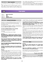 Preview for 4 page of Miche Revox DX RC 38 Manual Of Maintenance And Use