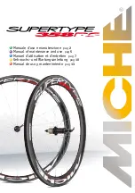 Miche SUPERTYPE 358RS Manual Of Maintenance And Use preview