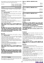 Preview for 6 page of Miche SWR FULL CARBON RC 38/38 Manual Of Maintenance And Use