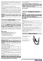 Preview for 7 page of Miche SWR FULL CARBON RC 38/38 Manual Of Maintenance And Use