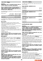 Preview for 15 page of Miche SWR FULL CARBON RC 38/38 Manual Of Maintenance And Use