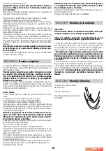 Preview for 16 page of Miche SWR FULL CARBON RC 38/38 Manual Of Maintenance And Use