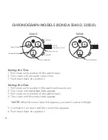 Предварительный просмотр 15 страницы Michele ETA 251 Manual