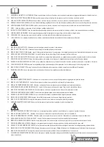 Предварительный просмотр 3 страницы Michelin MB 100/6000 U Instruction Manual And Safety Instructions