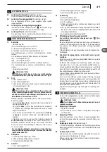 Предварительный просмотр 49 страницы Michelin MPX 140 L User Manual