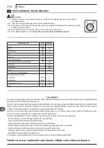 Предварительный просмотр 116 страницы Michelin MPX 140 L User Manual