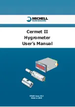 Michell Instruments Cermet II User Manual предпросмотр