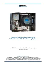 Предварительный просмотр 3 страницы Michell Instruments Condumax II User Manual