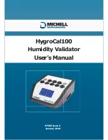 Preview for 1 page of Michell Instruments HygroCal100 User Manual