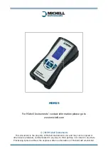 Предварительный просмотр 3 страницы Michell Instruments MDM25 User Manual