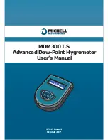 Michell Instruments MDM300 I.S. User Manual предпросмотр